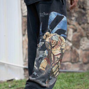 Autentic AOT ATTACK on TITAN YOUNGLA Joggers, Titan At War Reiner Braun, M